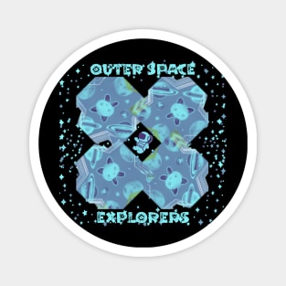 Outer Space Explorers Magnet